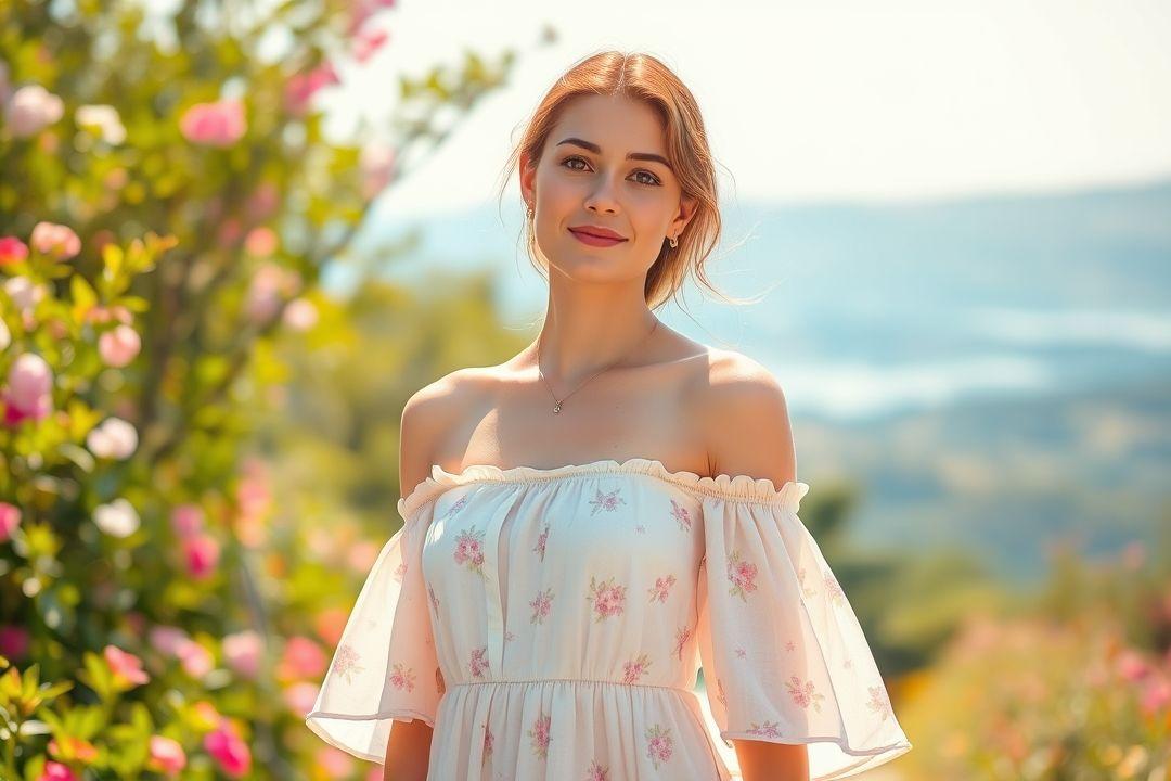  Платье с закрытыми плечами в классическом черном цвете