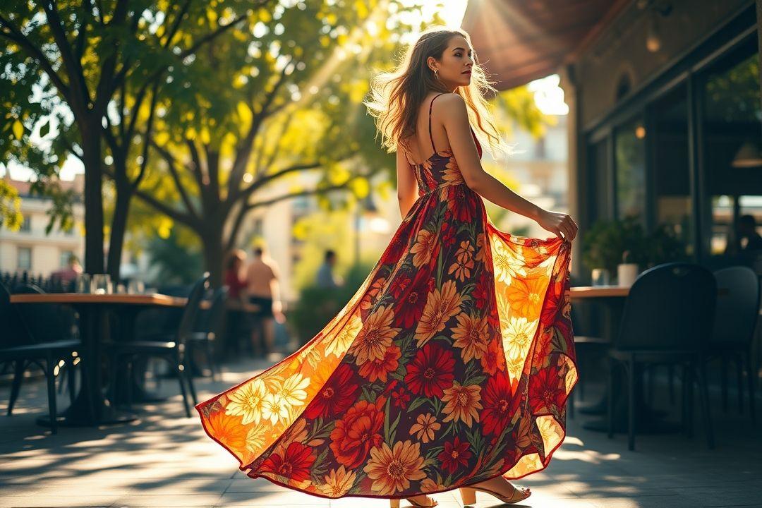 легкое платье макси сembroidered детализировкой