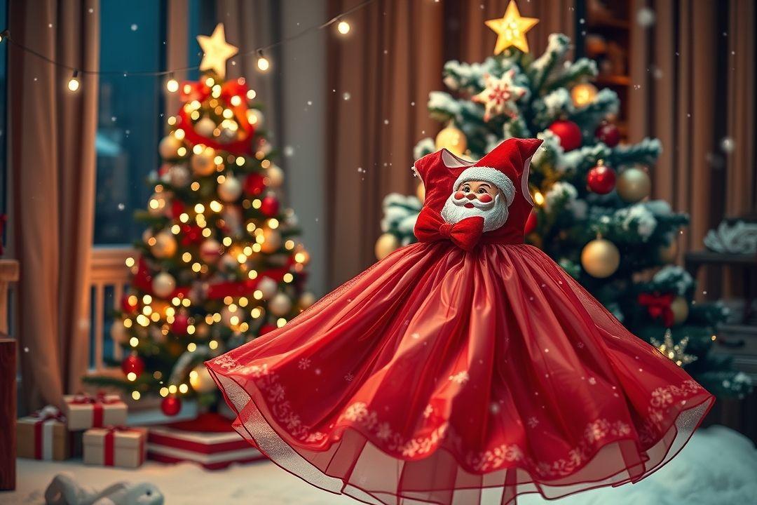 платье с рисунком снеговиков и уютным капюшоном