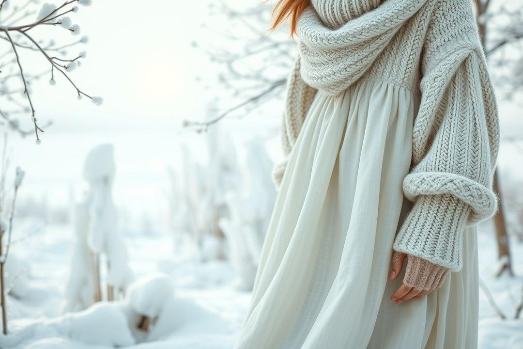 Уютное платье в стиле casual на прогулке по старому городу
