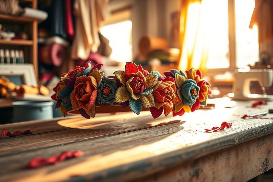 Пояс с атласной лентой и бантом