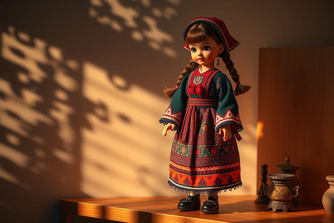 Ходячая кукла Нина с подвижными руками и ногами