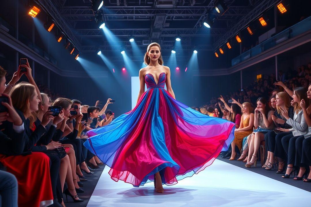 Платье Зарина на фоне летнего пейзажа