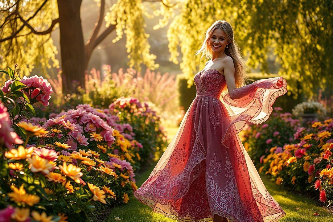 Яркий лук с аксессуарами