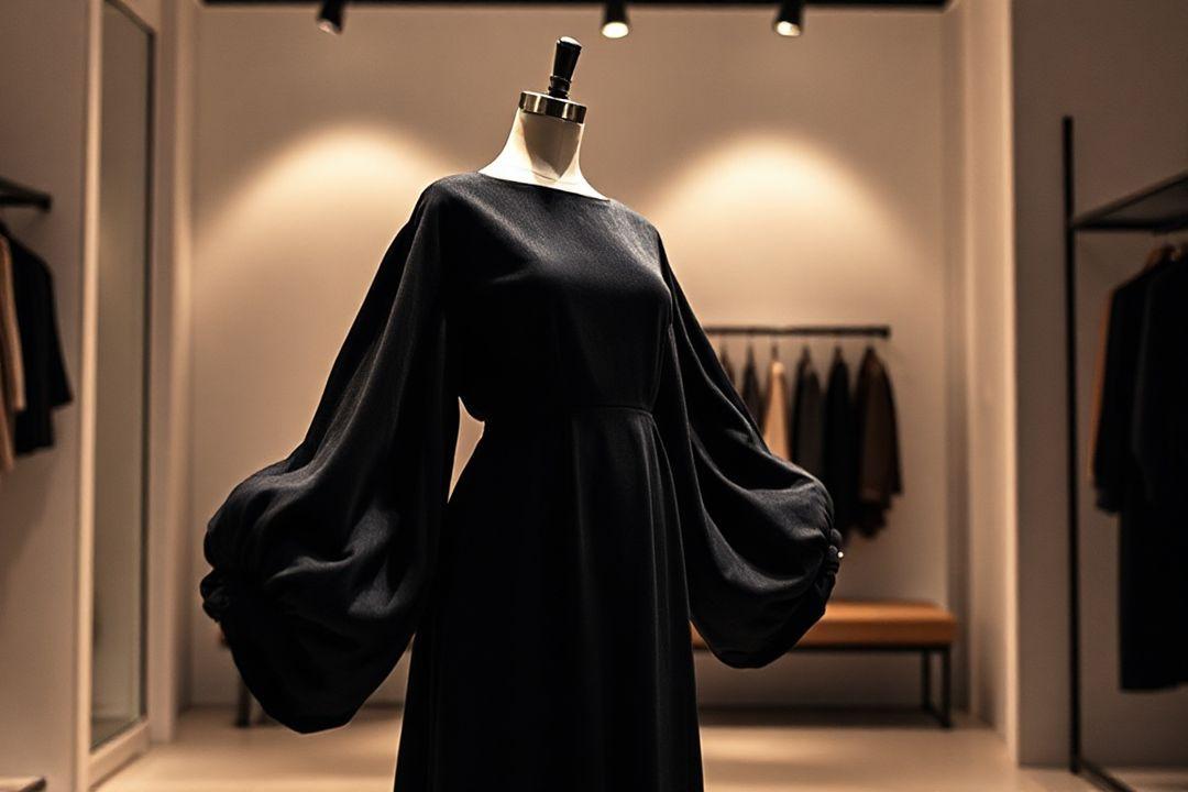 Платье с толстым капюшоном, серый меланж, стиль oversize