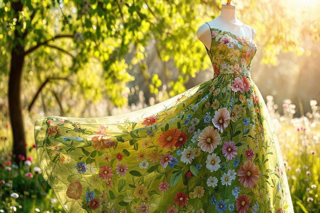 асимметричное платье с плиссировкой