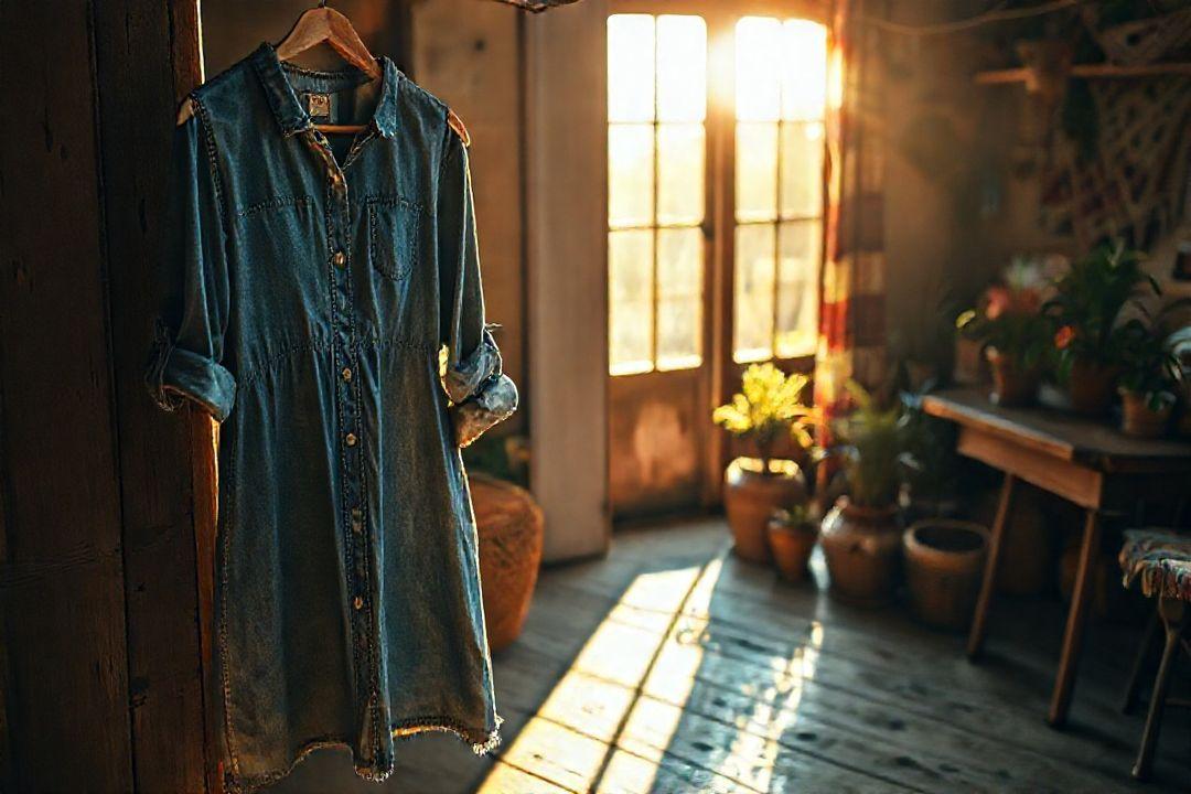 Винтажное платье с завышенной талией и цветами