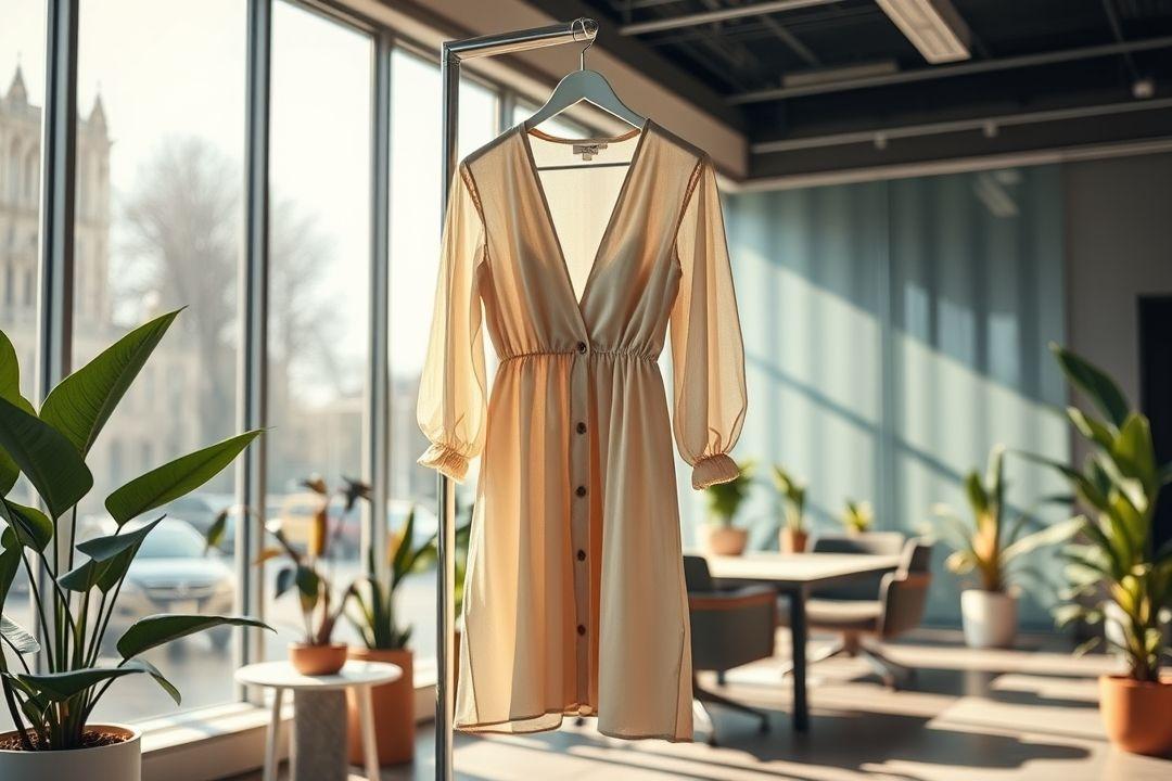 Платье с широкими плечами и запахом, для стильного офисного look