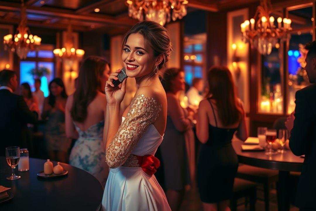 13. Асимметричное белое платье с золотыми деталями