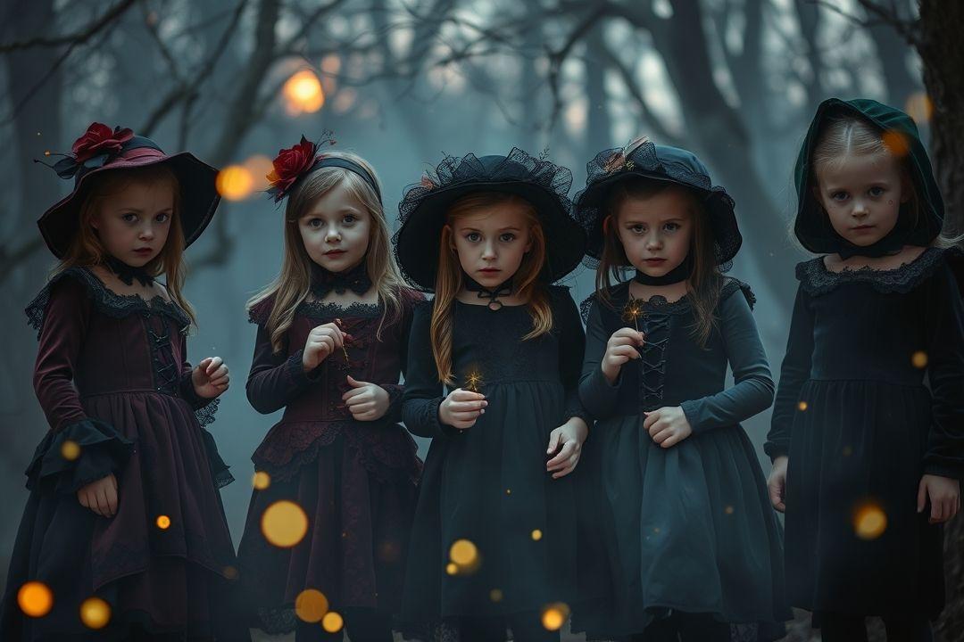 черное платье для маленьких модниц