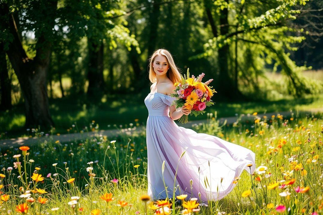 Девушка в платье, наслаждающаяся кофе в кафе