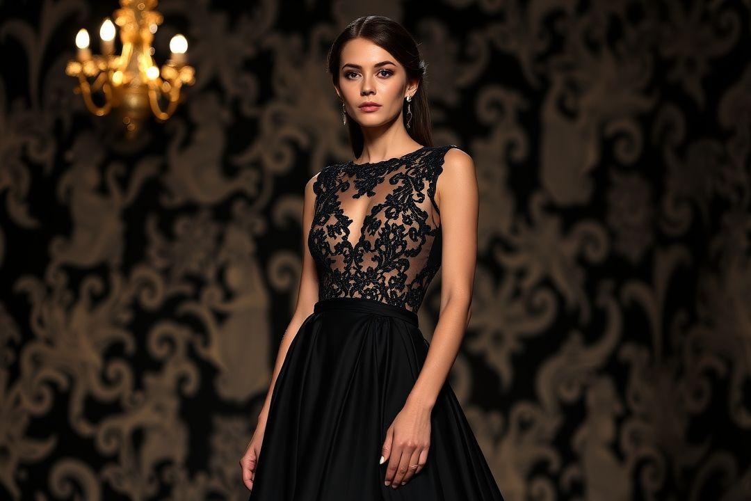 Вечернее платье Dolce&Gabbana с глубоким декольте