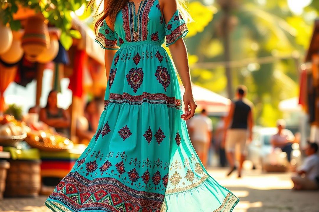  Платье с длинными рукавами, красное, с цветочным принтом