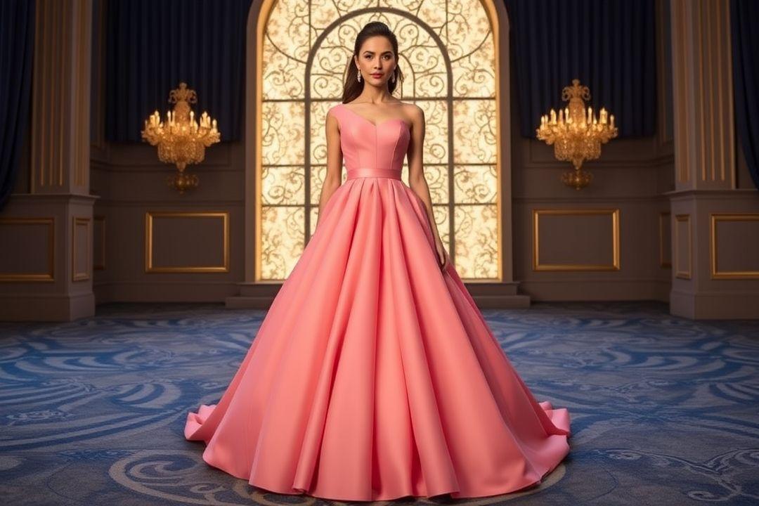  Облегающее женское платье с открытыми плечами и рюшами