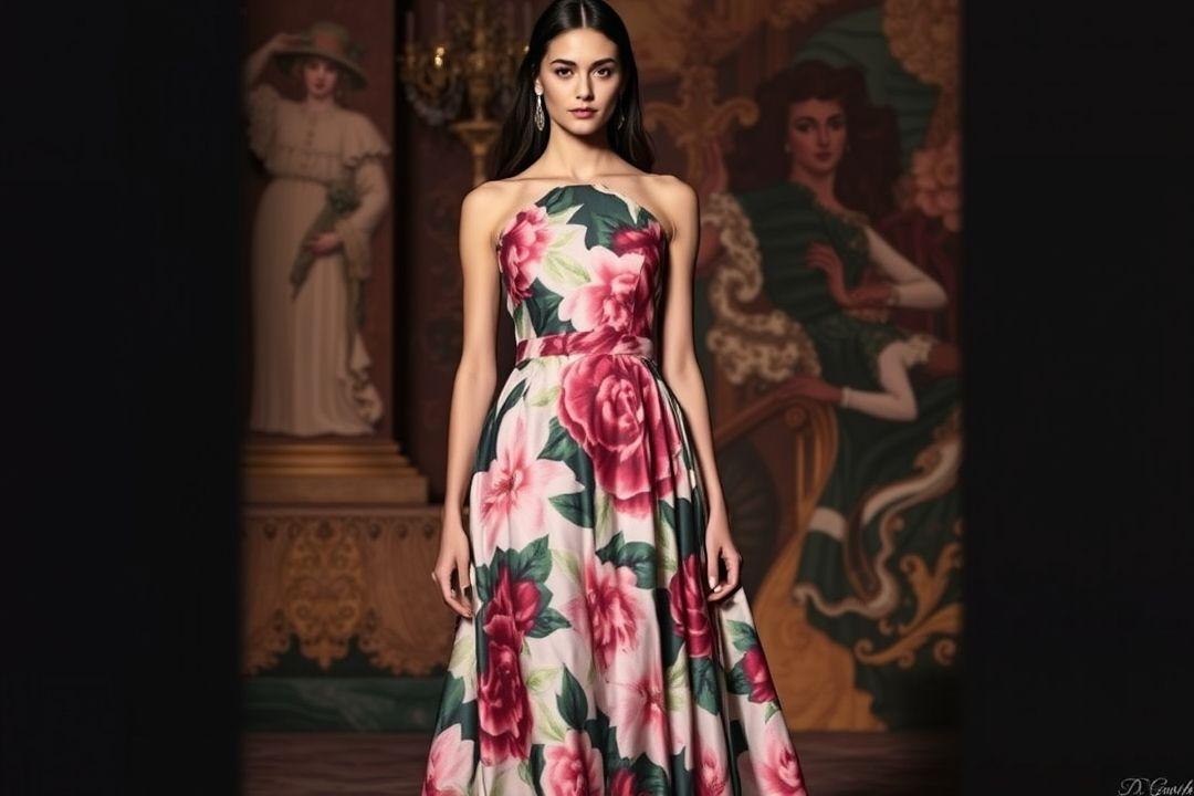 Вечернее платье Dolce&Gabbana с открытой спиной