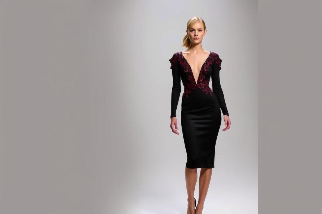 Вечернее платье Dolce&Gabbana с вышивкой бисером
