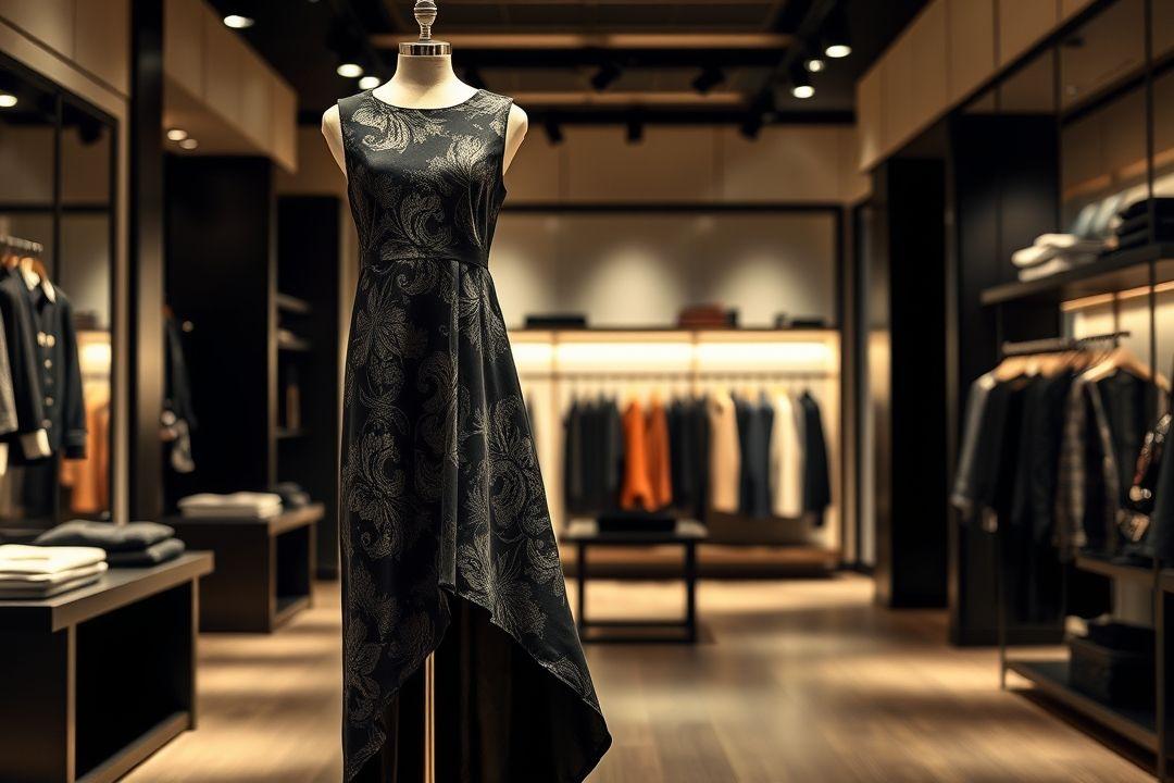  Элегантное платье-рубашка с мелкими полкадотами, длина выше колена