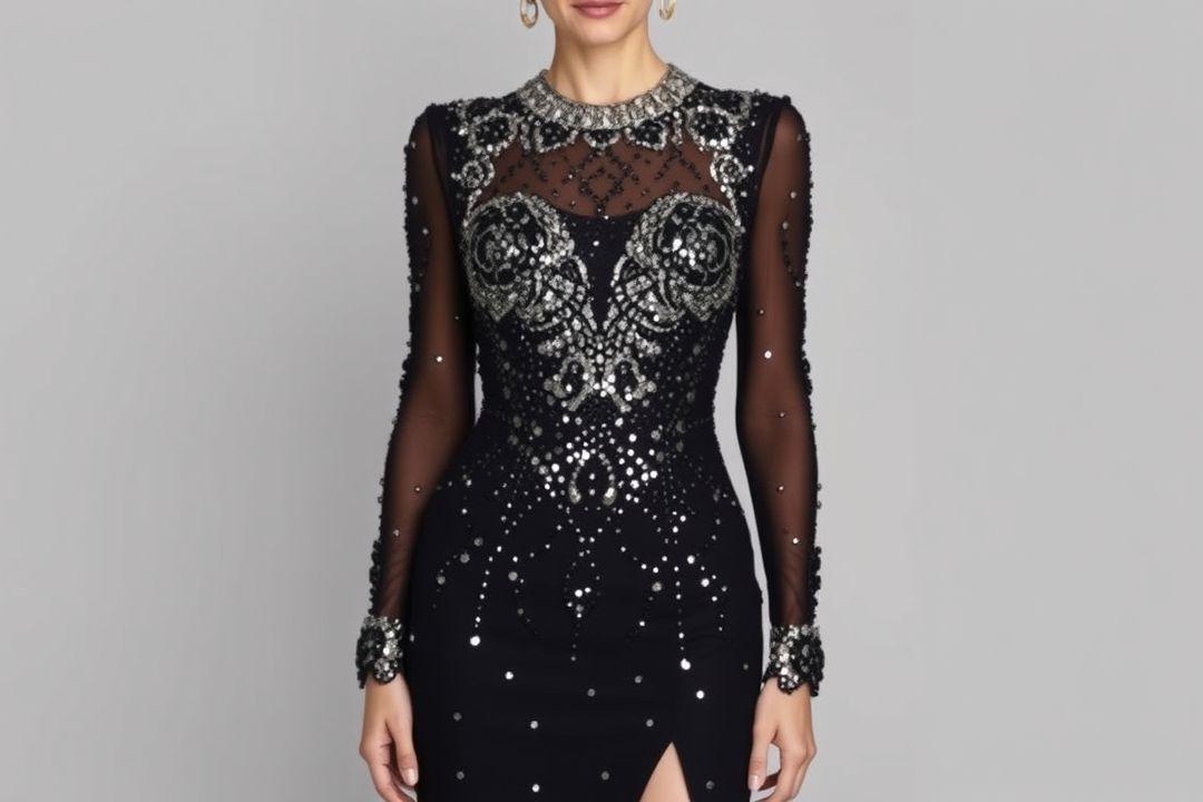 Вечернее платье Dolce&Gabbana с бархатным поясом