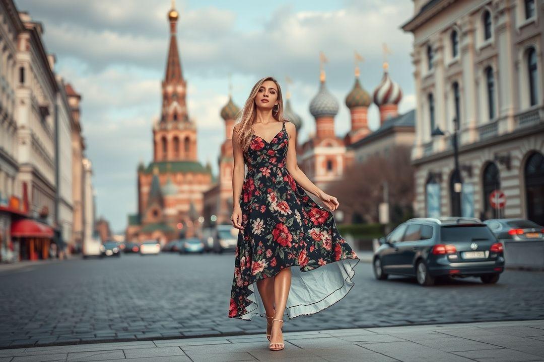 Повседневное платье для полных женщин в Москве