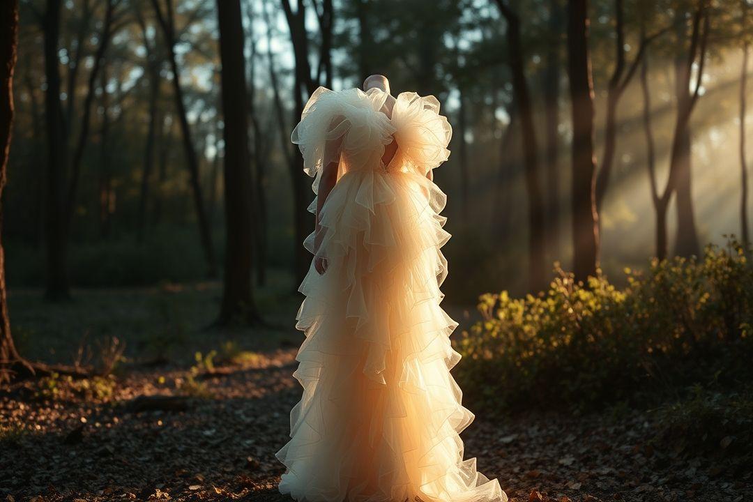  Мини-платье из объемной ткани с накладными карманами