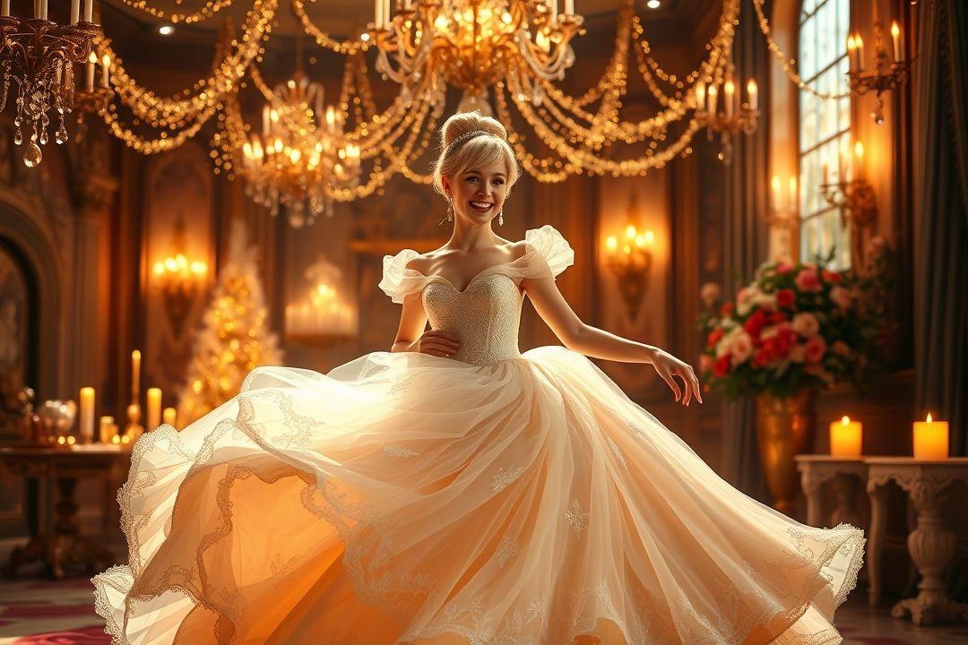 Момент потерянной туфельки на лестнице