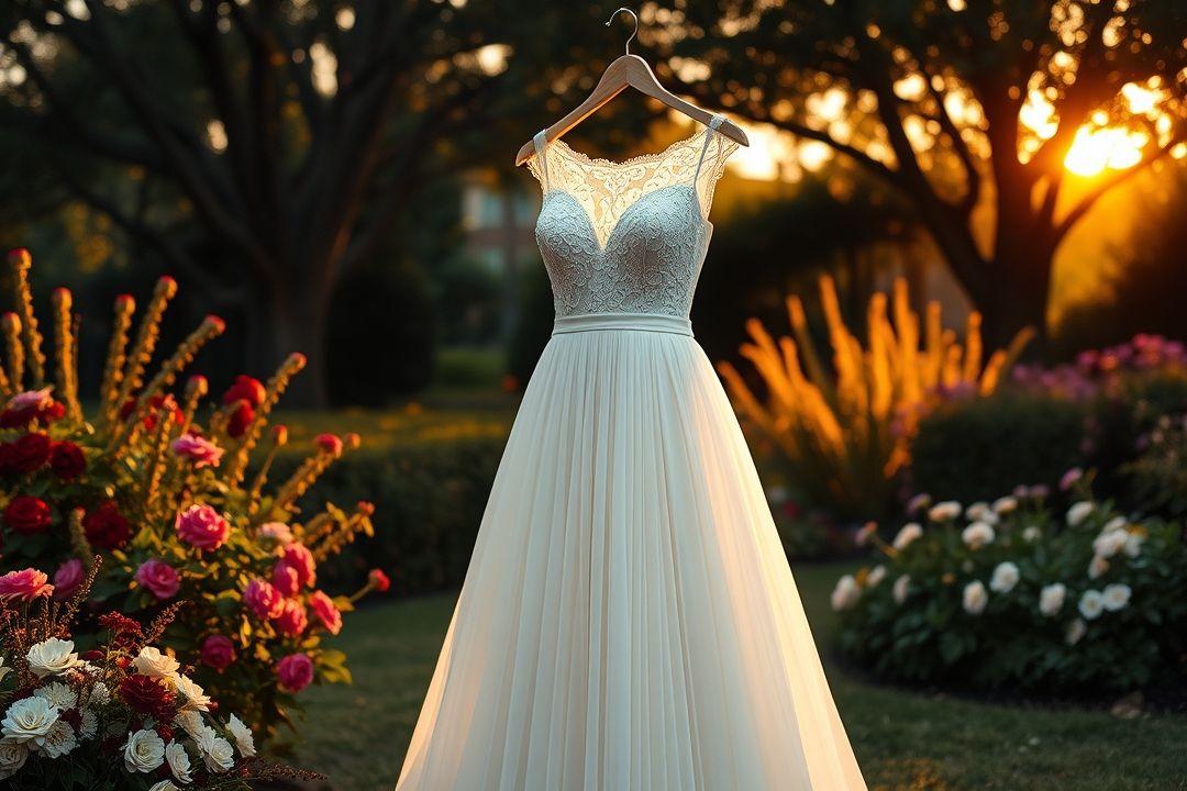  Свадебное платье в стиле бохо с бахромой и кружевом