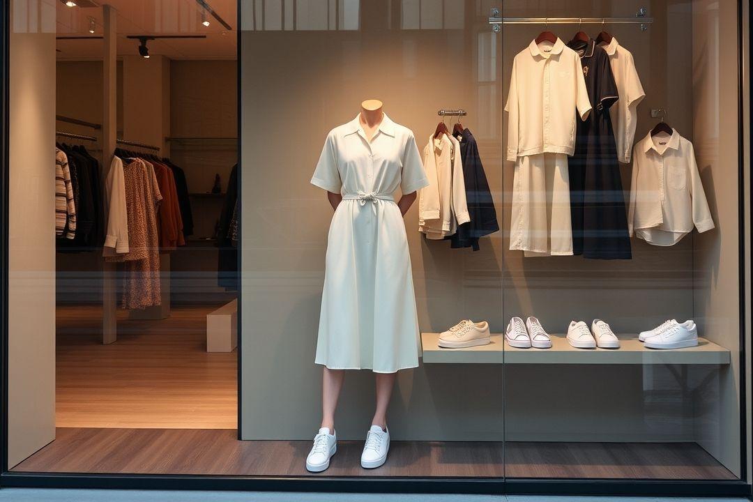  Платье с маленькими рукавами, обувь в стиле streetwear, уличный стиль