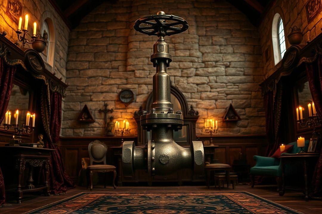 Венти в платье горничной, с игривым выражением лица, в парке