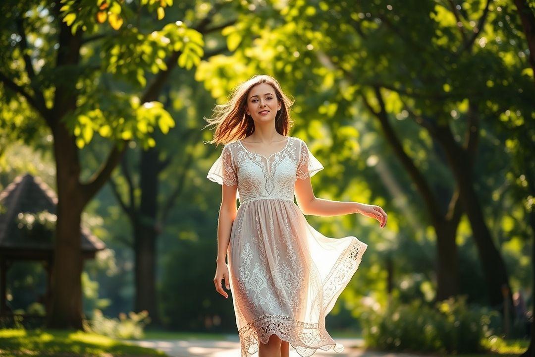 Платье с ажурными вставками, коктейльный стиль, на фоне вечеринки