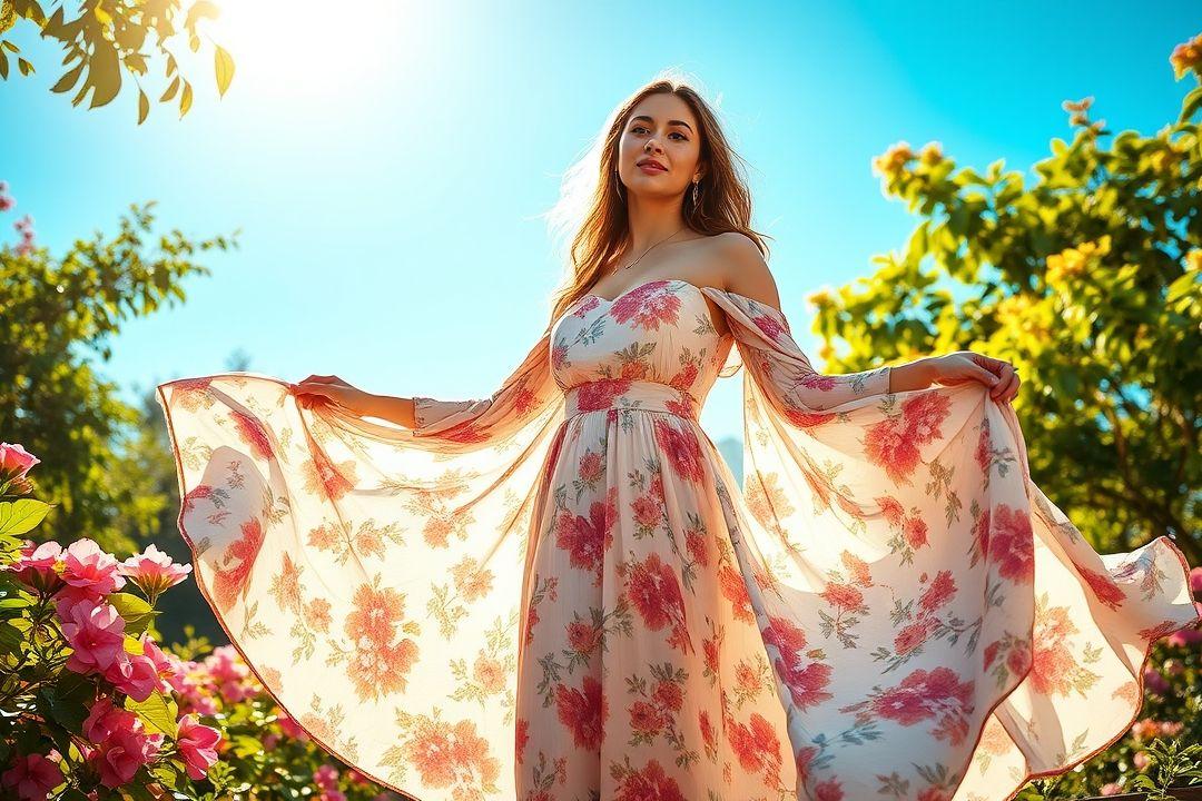 Классическое черное платье на модели с аксессуарами