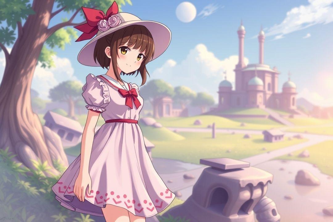 Девочка в платье, напоминающем игровую карту
