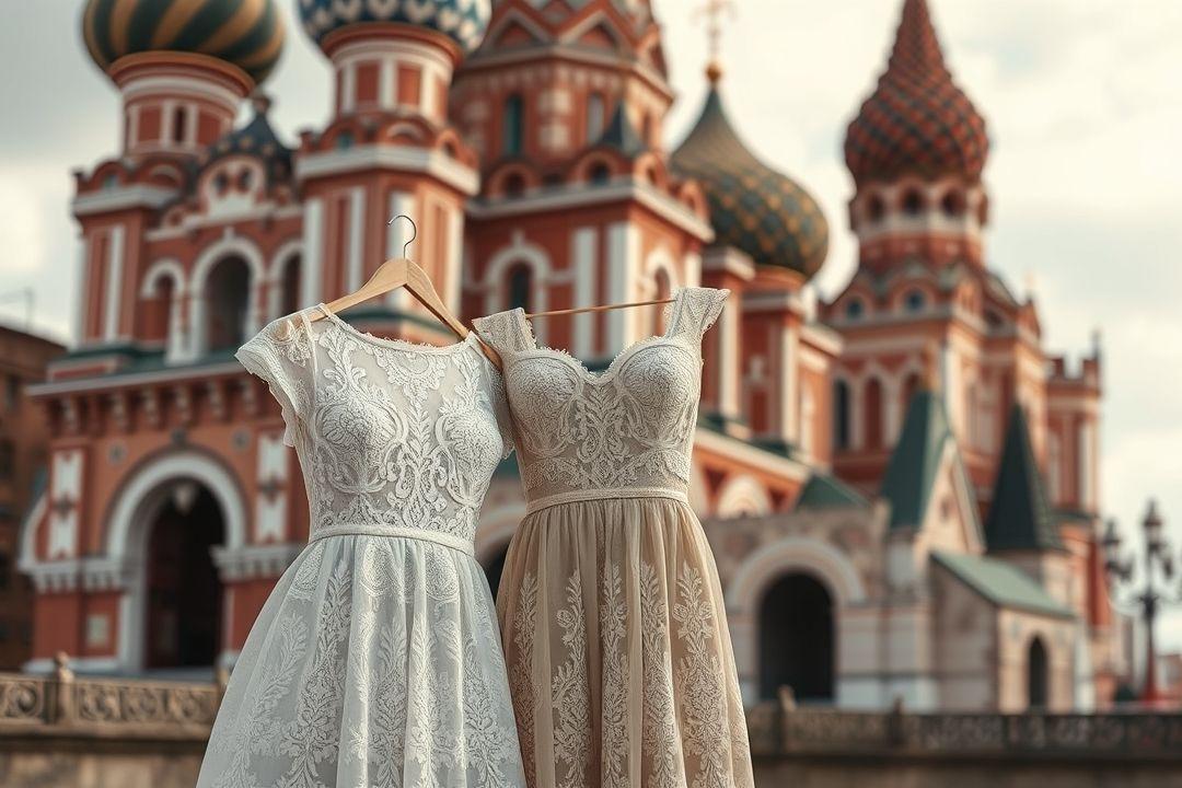 Стильные платья в каком-либо интересном дизайнерском исполнении на фоне Садовода