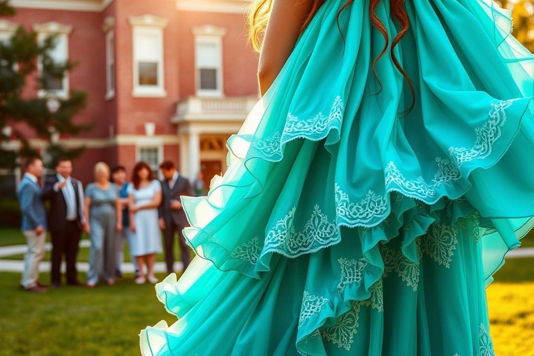  Модное выпускное платья в стиле бохо, с бахромой и цветами, на фоне пляжа