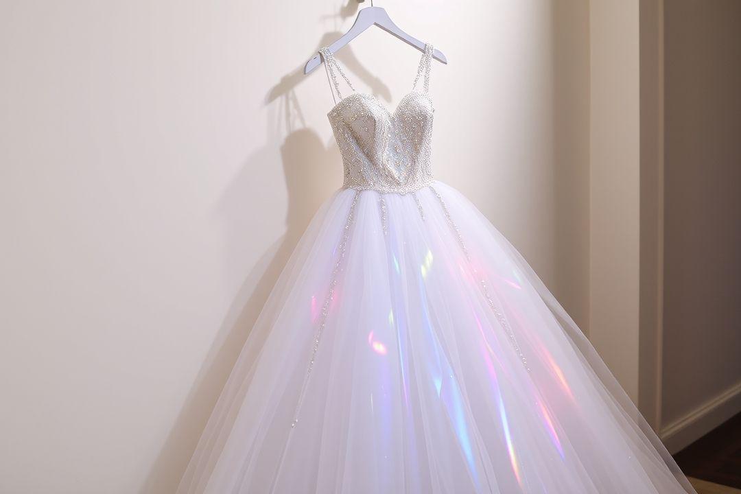 Платье Love Bridal, платье с вышивкой и жемчугом