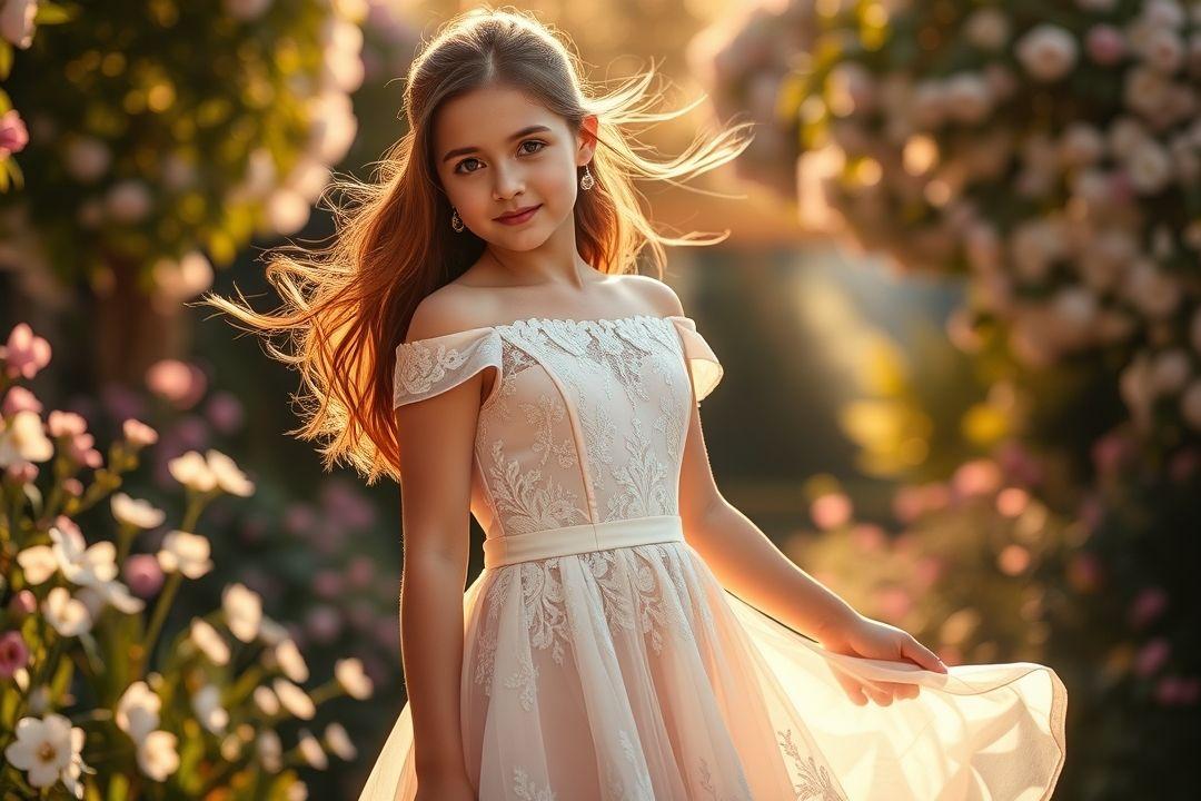 Льняное платье для девочки 12 лет с вышивкой