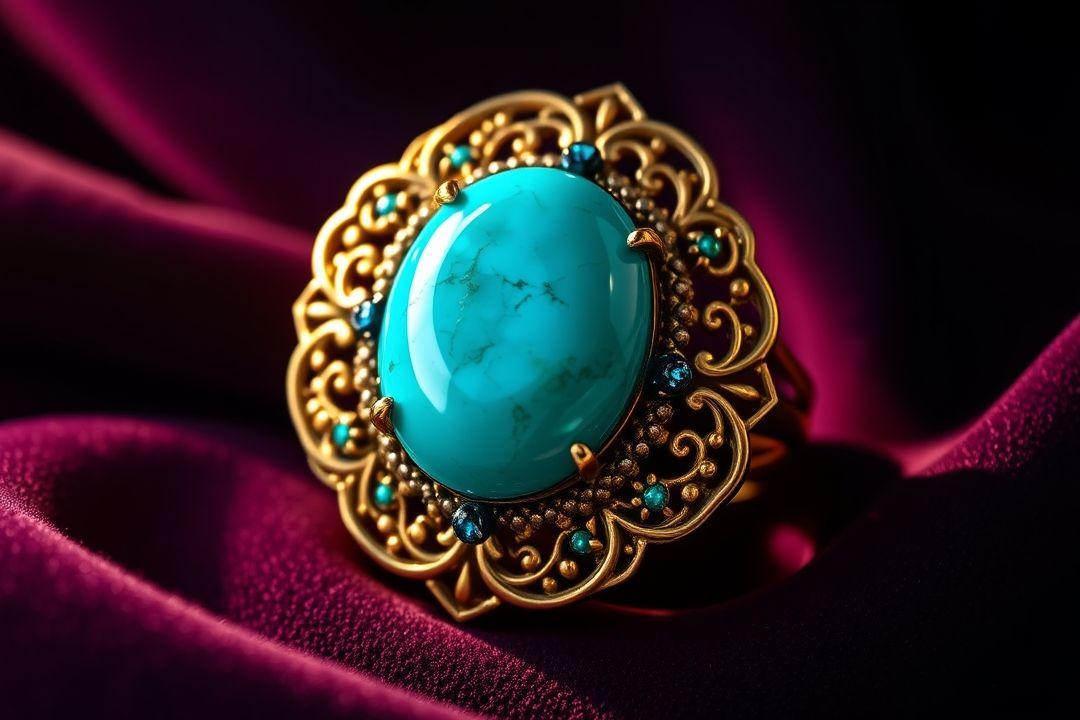 серьги с бирюзовыми перьями