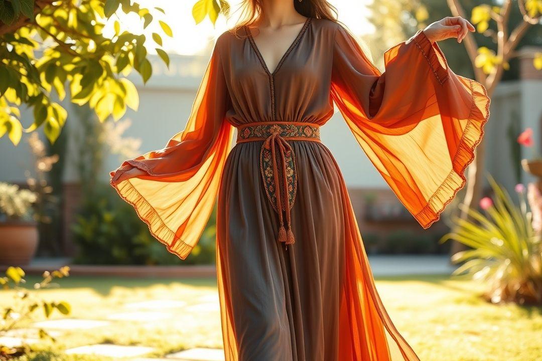  Платье макси с глубоким вырезом и отделкой из жемчуга в изумрудном цвете