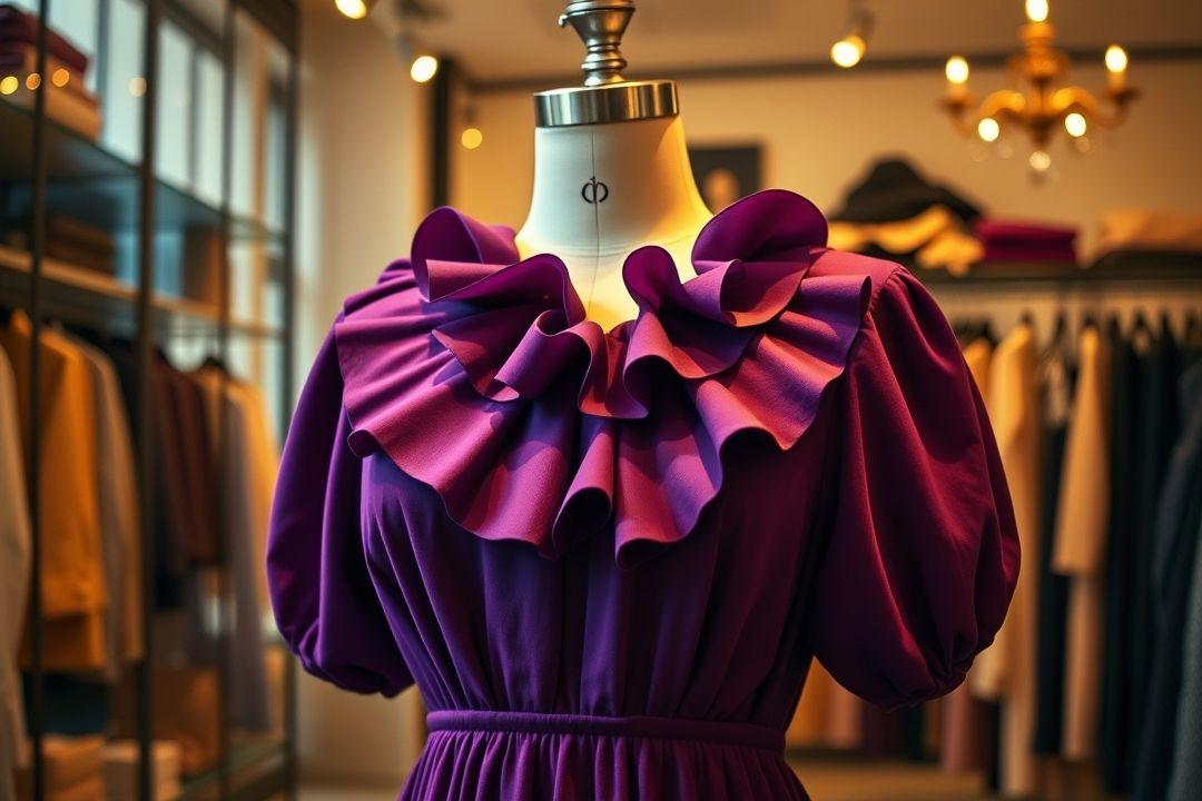 Платье с большим декольте, красное, с пышной юбкой, свадебный стиль