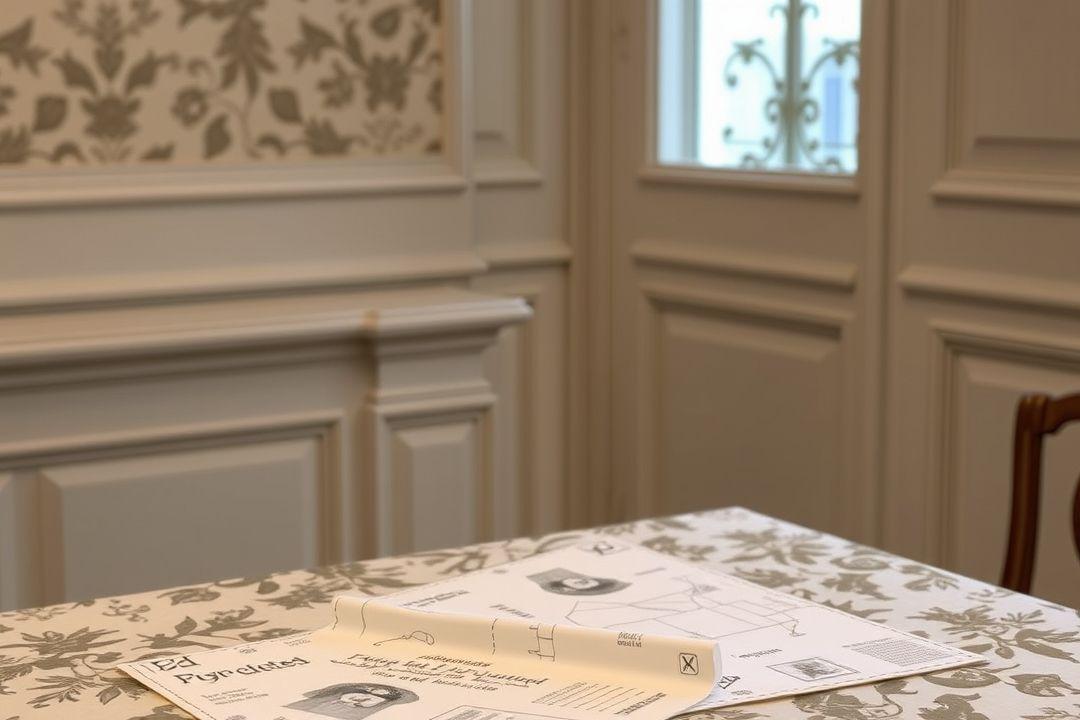 Платье с прямым покроем, выкройка на фоне модного журнала