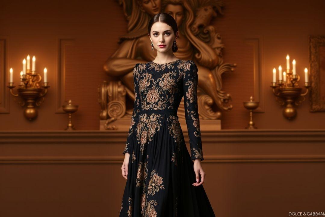 Вечернее платье Dolce&Gabbana с корсетным верхом