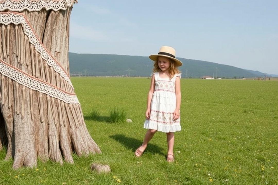 Платье Zara Kids с цветочным принтом