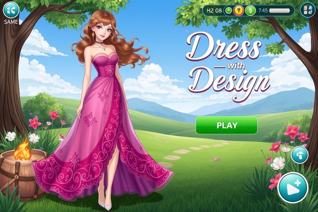 Платье для девочки в стиле игры