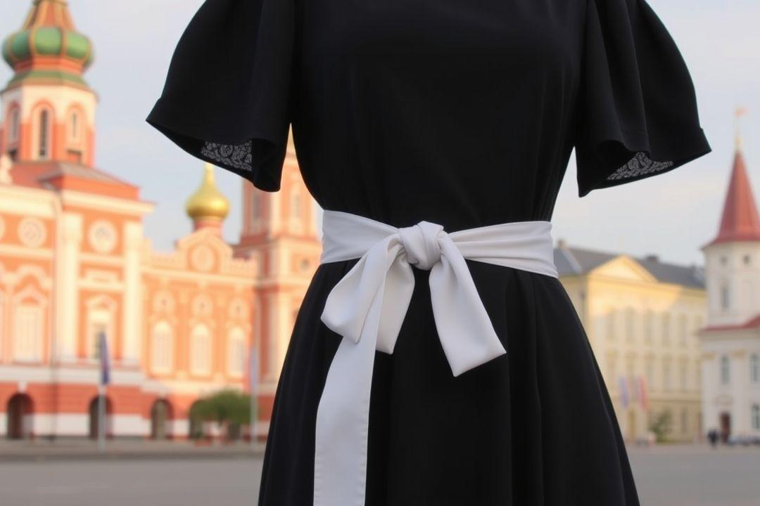 Черное вечернее платье, облегающее фигуру, с длинными рукавами