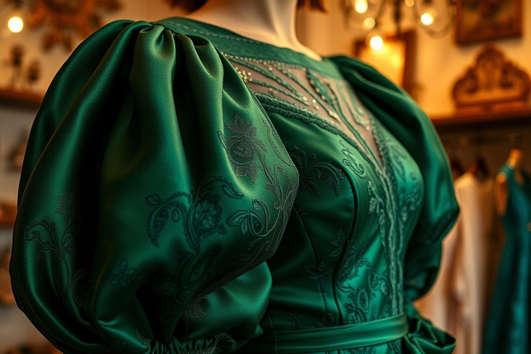 Верхняя часть платья с кружевным декольте