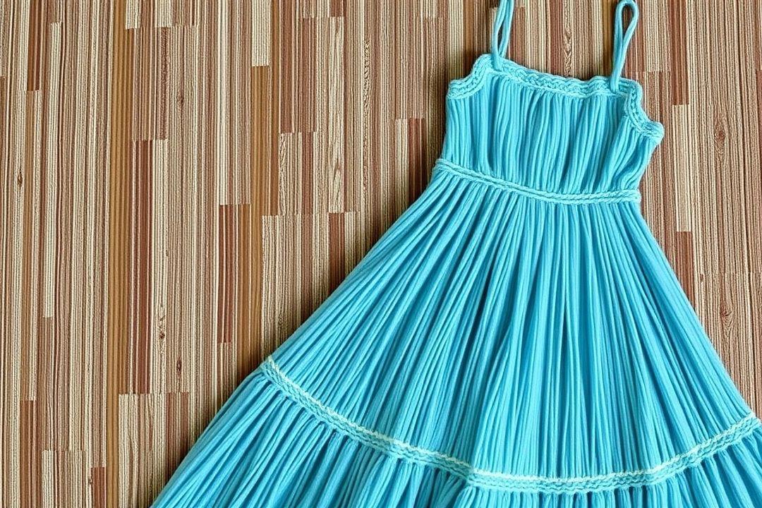 Платье из футера, три нитки, петля, с длинной юбкой, вечерний вариант.